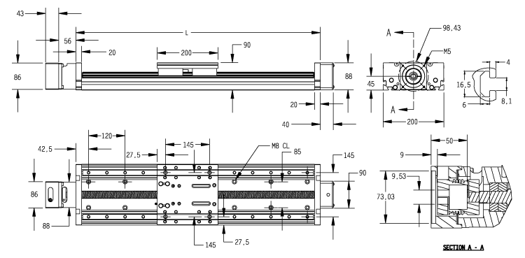 dimensions